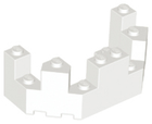 LEGO® los onderdeel Dak in kleur Wit 6066