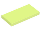 LEGO® los onderdeel Tegel Algemeen Geelachtig Groen 87079