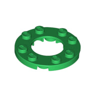 LEGO® los onderdeel Plaat Rond in kleur Groen 11833