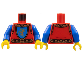 LEGO® los onderdeel Lijf met Motief Rood 973pb4841c01