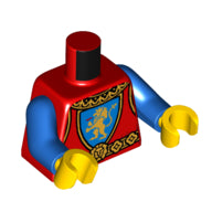 LEGO® los onderdeel Lijf met Motief Rood 973pb4841c01