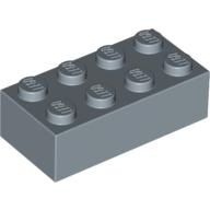 LEGO® los onderdeel Steen in kleur Zandblauw 3001