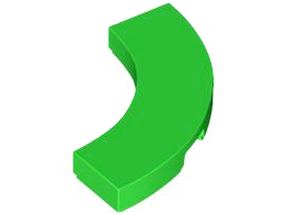 LEGO® los onderdeel Tegel Rond in kleur Fel Groen 79393