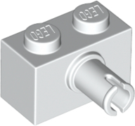 LEGO® los onderdeel Steen Aangepast in kleur Wit 44865