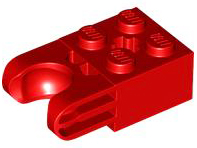 Plaatje in Gallery viewer laden, LEGO® los onderdeel Technische Steen in kleur Rood 67696