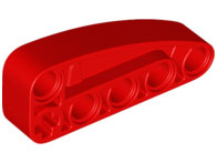 LEGO® los onderdeel Technische Hefbalk in kleur Rood 80286