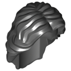 LEGO® los onderdeel Haar in kleur Zwart 90396