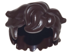 LEGO® los onderdeel Haar in kleur Donker Bruin 25412