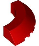 LEGO® los onderdeel Steen Rond in kleur Rood 76795