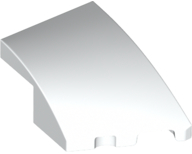 LEGO® los onderdeel Wig in kleur Wit 80178