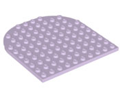 LEGO® los onderdeel Plaat Rond in kleur Lavendel 80031