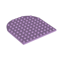 LEGO® los onderdeel Plaat Rond in kleur Lavendel 80031