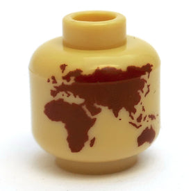 LEGO® los onderdeel Hoofd in kleur Geelbruin 3626cpb2892