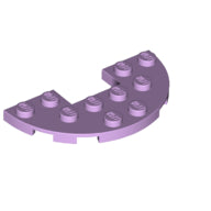 LEGO® los onderdeel Plaat Rond in kleur Lavendel 18646