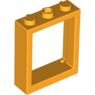 LEGO® los onderdeel Raamkozijn Helder Licht Oranje 51239