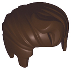LEGO® los onderdeel Haar in kleur Donker Bruin 98371
