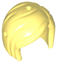 LEGO® los onderdeel Haar in kleur Helder Lichtgeel 86399