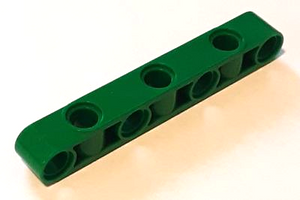 LEGO® los onderdeel Technische Hefbalk in kleur Groen 2391