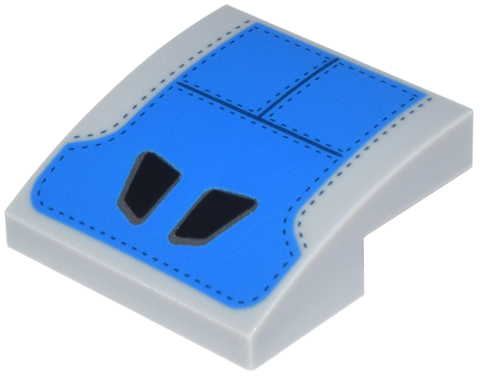 LEGO® 15068pb464 in kleur Licht Blauwachtig Grijs