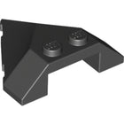 LEGO® los onderdeel Wig in kleur Zwart 22391