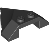 LEGO® los onderdeel Wig in kleur Zwart 22391