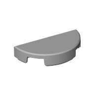 LEGO® los onderdeel Tegel Rond Licht Blauwachtig Grijs 1748