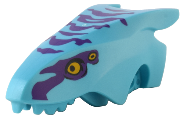 LEGO® Dier Onderdelen met Motief Medium Azuurblauw 1584pb02