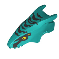 Plaatje in Gallery viewer laden, LEGO® Dier Onderdelen met Motief Donker Turkoois 1584pb01