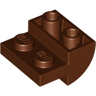 LEGO® los onderdeel Dakpan Gebogen Roodachtig Bruin 1750