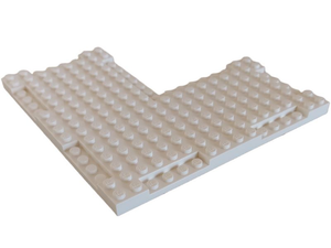 LEGO® los onderdeel Steen Aangepast in kleur Wit 2612