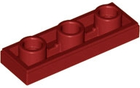 LEGO® los onderdeel Tegel Aangepast Donkerrood 35459