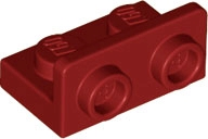 LEGO® los onderdeel Beugel in kleur Donkerrood 99780