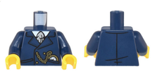 Plaatje in Gallery viewer laden, LEGO® los onderdeel Lijf met Motief Donkerblauw 973pb4937c01