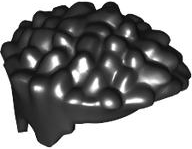 LEGO® los onderdeel Haar in kleur Zwart 2646