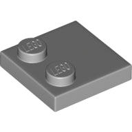 Plaatje in Gallery viewer laden, LEGO® los onderdeel Tegel Aangepast Metallisch Zilver 33909