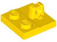 Plaatje in Gallery viewer laden, LEGO® los onderdeel Scharnier in kleur Geel 92582