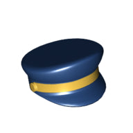 Plaatje in Gallery viewer laden, LEGO® los onderdeel Hoofddeksels Donkerblauw 12895pb06