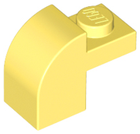 Plaatje in Gallery viewer laden, LEGO® los onderdeel Dakpan Gebogen Helder Lichtgeel 6091