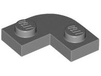 LEGO® onderdeel Plaat Rond Donker Blauwachtig Grijs 79491