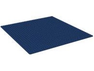 LEGO® los onderdeel Grondplaat in kleur Donkerblauw 3811