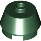 LEGO® los onderdeel Kegel in kleur Donkergroen 98100