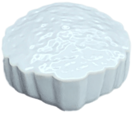 LEGO® los onderdeel Haar Licht Blauwachtig Grijs 25379
