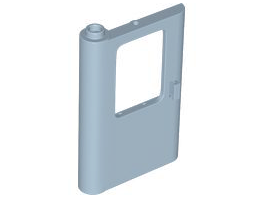 LEGO® los onderdeel Deur in kleur Zandblauw 43967
