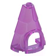 Plaatje in Gallery viewer laden, LEGO® onderdeel Dak Satijn Doorschijnend Donkerroze 80029