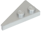 LEGO® los onderdeel Wig Plaat Metallisch Zilver 65426
