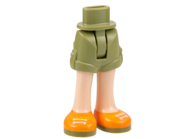 LEGO® los onderdeel Benen in kleur Olijfgroen 1826cc00pb001