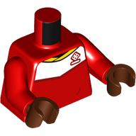 LEGO® los onderdeel Lijf met Motief Rood 973pb4961c01