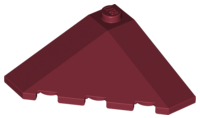 LEGO® los onderdeel Wig in kleur Donkerrood 43708