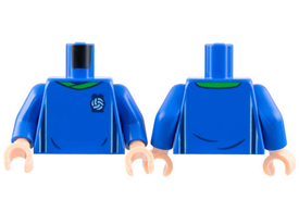 LEGO® los onderdeel Lijf met Motief Blauw 973pb4962c03