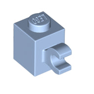 Plaatje in Gallery viewer laden, LEGO® los onderdeel Steen Aangepast Helder Lichtblauw 60476